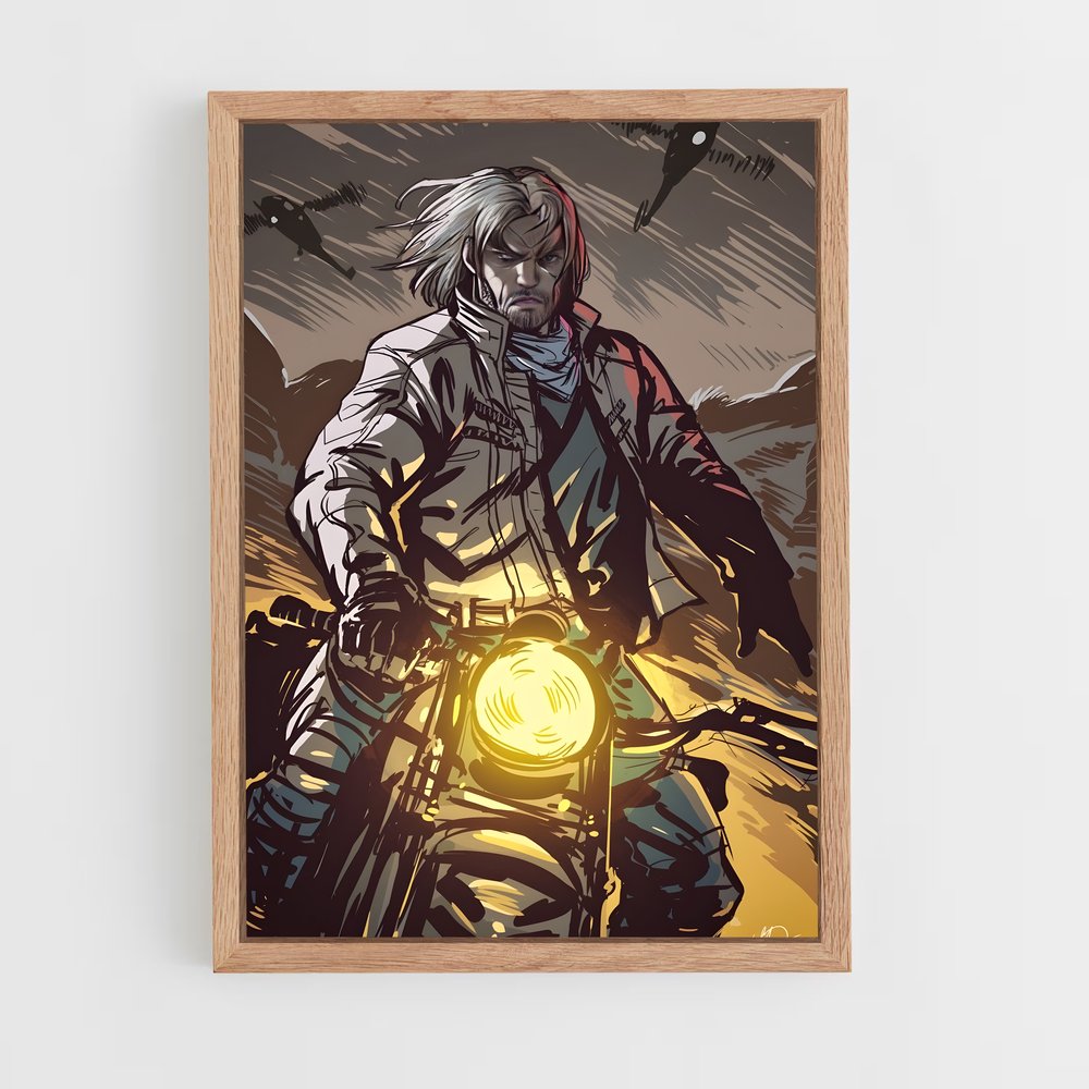 Poster Moto Lumineuse – affiche Tekken (vue 4)